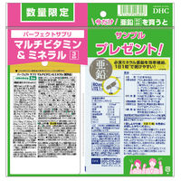 （数量限定）DHC　亜鉛（60日分）＋マルチビタミン＆ミネラルサンプル付　1セット