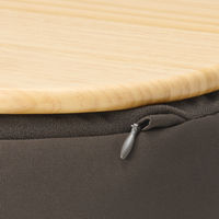 無印良品 ひざの上でつかえるテーブルクッション ブラウン 良品計画