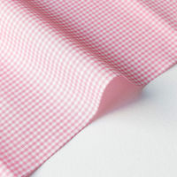 日本紐釦貿易 40sギンガムチェック 小 巾110cm×7m切売カット ブラック B53000Z-106-7M 1セット(巾110cm×7m（直送品）