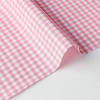 日本紐釦貿易 40sギンガムチェック 中 巾110cm×10m切売カット ブラック B53000Z-206-10M（直送品）