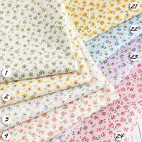 花柄プリント ブロード生地 巾112cm×10m切売カット ピンク系 B6100Z-3-4-10M 1セット(巾112cm×10（直送品）