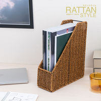 ナカバヤシ ラタンスタイル ファイルスタンド RSS-FS01BR 1個