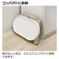 たためるペットテーブル ダブル ベージュ 1個 リッチェル 犬用