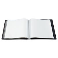 リヒトラブ Collel　ポストカードアルバム Ａ6 ブラック N467ー24 1セット（1冊×20）