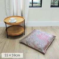 川島織物セルコン フィーロヒャッカ 座布団カバー ピンク LL1108_10P 1枚（直送品）