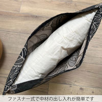 川島織物セルコン フィーロヒャッカ 座布団カバー ブラウン LL1108_10BR 1枚（直送品）