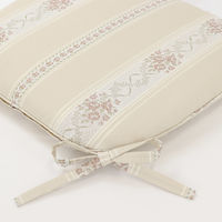 川島織物セルコン モアレストライプ シートクッション LN2713 45×43cm ベージュ LN2713_98BE 1枚（直送品）