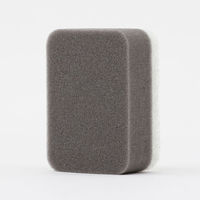 キッチンスポンジ Ag+ 銀抗菌 ソフト ミニサイズ キズつけにくい ホワイト グレー 日本製 1セット（1パック（2個入）×5）東和産業