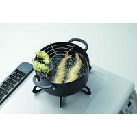 パール金属 天ぷら鍋 18cm IH対応 鉄製 チーノ 網付き 411039 1個（直送品）