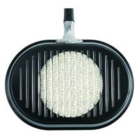 パール金属 魚焼き器 IH対応 グリルファン ガラス蓋付き 魚焼きフライパン ワイドパン 445612 1個（直送品）