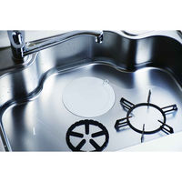 パール金属 排水口カバー TOUCH シリコーンシンクWATERキャップ 直径18.5cm 449363 1個（直送品）