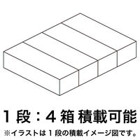 【120サイズ】現場のチカラ 1100×800カゴ台車積載向けダンボール 1段：4箱 728×248×180mm 1セット（120枚） オリジナル