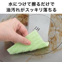 びっくりフレッシュ ピカピカカットクリーナー 水だけでも汚れが落ちる キズつけない 10×50cm グリーン 日本製 1個 サンコー