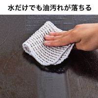 びっくりフレッシュ びっくり抗菌糸で作った メッシュクロス 食器洗い 水だけでも汚れが落ちる グレー 日本製 1枚 サンコー