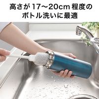 びっくりフレッシュ びっくり抗菌糸で作った マグボトル洗い スミまで洗える 水筒 洗剤いらず グレー 日本製 グレー 1セット（1個×5）サンコー