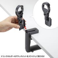 サンワサプライ  マグネットホルダー付きヘッドホンフック PDA-STN75BK（直送品）