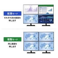 サンワサプライ  USB-HDMIディスプレイアダプタ（4K対応・ 4画面出力） USB-CVU3HD7（直送品）