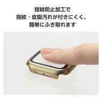 アップルウォッチ カバー SE/Series6/5/4[40mm] フルカバー ゴールド AW-23EFCGPGD エレコム 1個（直送品）