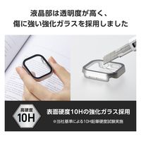 アップルウォッチ カバー Series10[42mm] フルカバー シルバー AW-24BFCGESV エレコム 1個（直送品）
