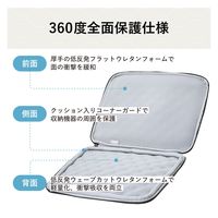 パソコンケース 14インチ オニオンステッチ キルティング 衝撃吸収 ブラック BM-IBQTO14BK エレコム 1個