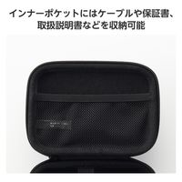 ドクターエア セミハード ケース コンパクト 【REG-04シリーズ専用】 ブラック HCR-SHC04BK エレコム 1個（直送品）