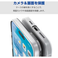 iPhone16 Pro Max ケース ソフト カメラレンズ保護設計 クリア PM-A24DUCTKCR エレコム 1個（直送品）