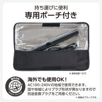 ストレート ヘアアイロン 15mm ロングプレート マイナスイオン ダブルヒーター ホワイト TS360A-W テスコム 1個（直送品）