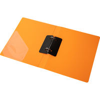 【セール】【旧品】アスクル　丸型ツイストリングファイル　A4タテ　2穴  背幅36mm　オレンジ　30冊 オリジナル