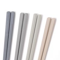 【LAKOLE/ラコレ】 樹脂六角箸4点セット アソート