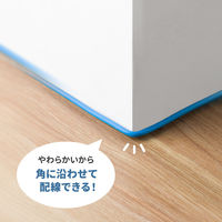 サンワサプライ カテゴリ6A LANケーブル（スリム、やわらか、ツメ折れ防止コネクタ） KBーSL6AYSー005BL 1本