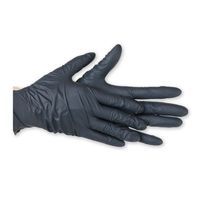 ミズムジャパン MISM クリーンニトリル手袋S 粉なし 100枚入り ブラック 【食品衛生法適合】 1箱（直送品）