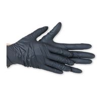 ミズムジャパン MISM クリーンニトリル手袋L 粉なし 100枚入り ブラック 【食品衛生法適合】 1箱（直送品）