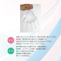 ミズムジャパン MISM ポリエチレン手袋 L 粉なし 100枚入り クリア 【食品衛生法適合】 1箱（直送品）