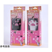 サンコー 有線式もふもふ肉球自撮り棒 ホワイト CMCA375P 1個 67-9273-87（直送品）