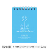 日本ノート リングメモ レインガード スヌーピー A7 7mm40枚 Sブルー SWP59SB 1冊