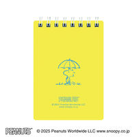 日本ノート リングメモ レインガード スヌーピー A7 7mm40枚 イエロー SWP59Y 1セット(1冊×3)