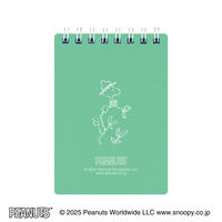 日本ノート リングメモ レインガード スヌーピー A7 7mm40枚 Lグリーン SWP59LG 1セット(1冊×3)