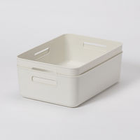 【均一価格】 収納ボックス  やわらかインナーボックス/ワイド浅型 ホワイト　幅364×奥行259×高さ120mm　1個 オリジナル