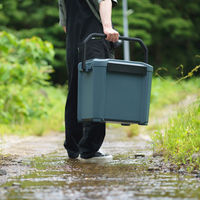 JEJアステージ COREFLUX コアフラックス クーラーボックス 34L　インディゴグレー 1個