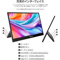 JAPANNEXT 14.1インチ ワイド モバイルモニター JNーMDーIPS141FHDR 1台