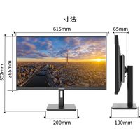 JAPANNEXT 27インチ ワイド 4K液晶モニター JNーIPS2709UHDR ちらつき軽減/チルト機能 1台