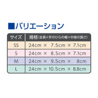 オオサキメディカル プラスハート プラスチック手袋ソフト S 透明 70007  粉なし　使い捨てグローブ　1箱（100枚入）