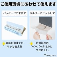 ペーパータオル 小判 再生紙 シングル タウパー スノークS 1セット（200枚入×42個）日本製紙クレシア