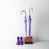 karari（カラリ） 珪藻土 アンブレラスタンド 4本用スリム ブラウン HO2129 傘立て 1個 アネスティカンパニー