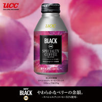 【アウトレット】UCC BLACK無糖 スペシャルティーコーヒーブレンド 275g　1箱（24本入）