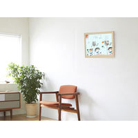 大仙 みんなの画用紙額 四ツ切判 ナチュラル D48104401 1枚