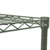 エイ・アイ・エス スチールラックセット3段 ブラウン 幅600×奥行250×高さ604mm SRS-6025BR 1台（直送品）