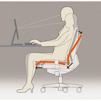 【設置込】イトーキ トルテRチェア ローバック オフィスチェア 布張り 抗菌張地仕様 肘無し サンドイエロー KZ240PGM-W9Y3 1脚（直送品）