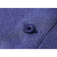 住商モンブラン アシックス ポロシャツ CHM305 男女兼用 グレー×ターコイズ LL 介護ユニフォーム 1枚（直送品）