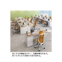 【無料引取付き】C681BW FMP7 |オカムラ シルフィー オフィスチェア ローバック アルミ脚 背メッシュ 可動肘付 ベージュ 1脚（直送品）